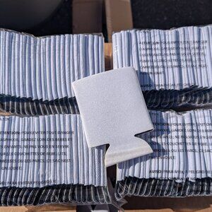 White Blank Sublimation Koozies x100